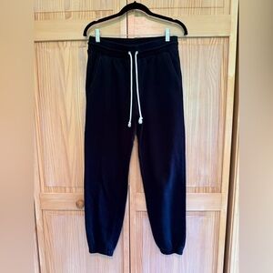 Wild Fable Black Sweatpants with White Drawstring